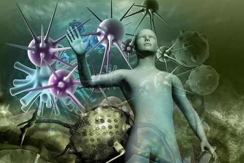immunità indebolita come motivo della proliferazione dei parassiti